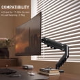 thumbnail image 3 of Support de Montage pour Moniteur d'Ordinateur Simple s'Adapte jusqu'à 32 Pouces, Bras de Moniteur à Ressort Mécanique avec Rotation à 360° et Inclinaison de -25° à 90°, VESA 75x75 et 100x100 mm, 3 of 7