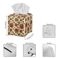 thumbnail image 5 of ZIABUTLE Chriatmas Holly Leather Tissue Box Cover Square Strobile Tissue Box Cover Cute for Classroom Decorative Tissue Case Easy to Clean Napkin Organizer Dispenser, 5 of 7