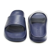 Lacoste Mens Croco 2.0 Slide Sandals, Navy \ Navy,7 M US