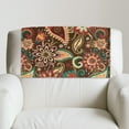 thumbnail image 5 of COEQINE Headrest Cover for Recliners, Non-Slip Faux Leather Headrest Protector with Hook and Loop Straps, Waterproof Furniture Protector for Sofa, 17x27 Inch, Boho Floral Paisley Pattern Brown, 5 of 7