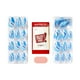 thumbnail image 2 of Press-On Nails KISS Impress No Glue Mani Medium Coffin Blue, 2 of 5