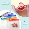 thumbnail image 3 of 7Pcs Pill Organizer Storage Bag Set BPA Free Transparent Design Waterproof Reusable Self Sealing Medicine Bags, 3 of 8