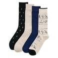 thumbnail image 2 of Ben Hogan Men's Stick Figure Golfing Novelty Socks, 4-Pack, Sizes 7-12, 2 of 3