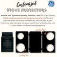 Premium Plus Stove Protectors for GE Gas Range Model JGB645SEK4SS