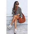 thumbnail image 2 of Women's V Neck Button Down Long Sleeve Cable Knit Cardigan Sweaters Outerwear Tops, 2 of 7