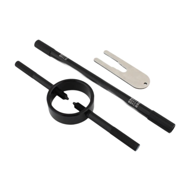 DYNWAVECA Fork Spring Compressor Tool Kit, Radial Pin Wrench and Collet Chuck Holding Tool, Motorcycle Maintenance Repairing Tools Blck