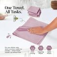 thumbnail image 4 of HEIRLOOM COMFORT Burgundy Wine Honeycomb Kitchen Towels 3 Pack, 16x26 Inch, 100% Cotton, Fast Dry, Ultra Absorbent, Soft & Washable Dish Cloths for Home, Restaurants, Cooking & Cleaning, 4 of 6