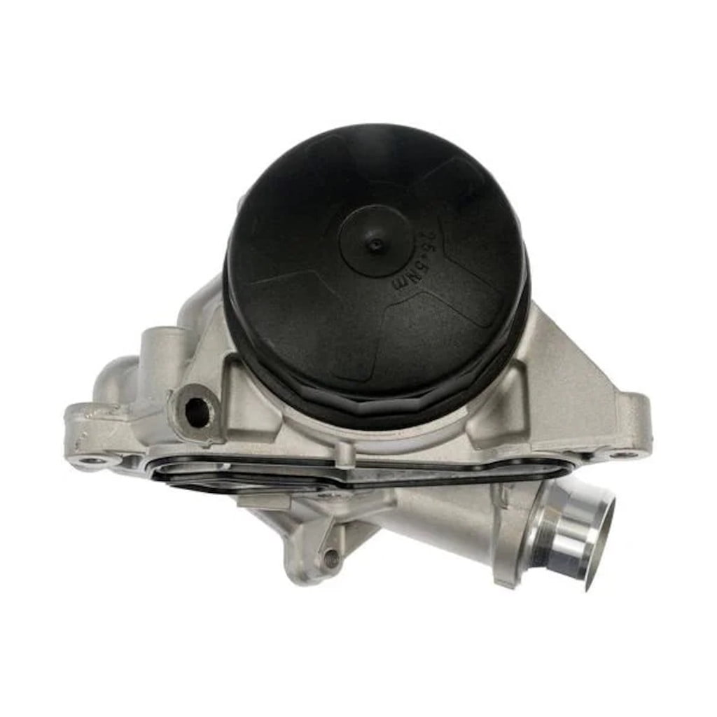 CarLights360 For BMW 740Li xDrive/740Li/X1 2014 2015 Engine Oil Filter Housing | Plastic Material | Black | 4 Mounting Hole Quantity | Replacement For 11427548032, 11427597635