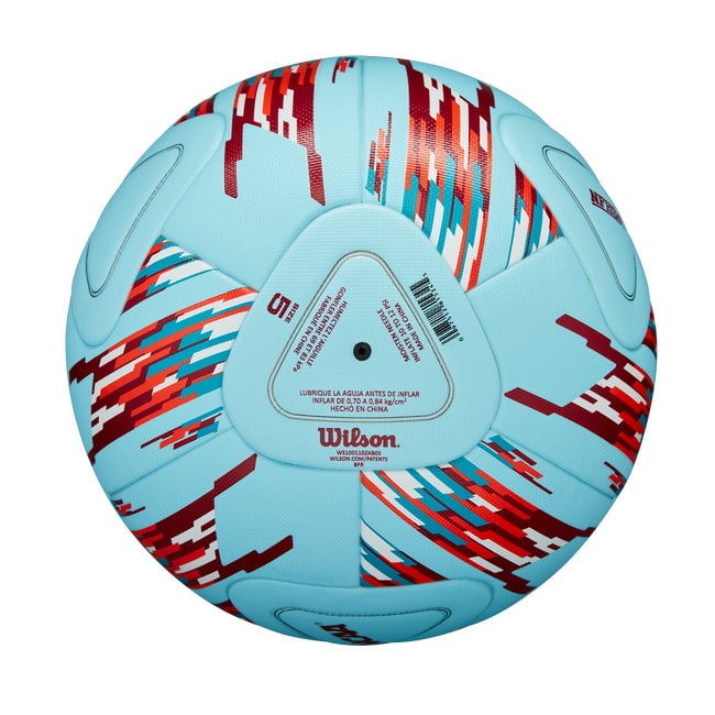 Wilson NCAA Vanquish Soccer Ball- Blue/Red/White, Size 5, 2PK
