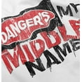 thumbnail image 4 of Funny Danger is My Middle Name Youth T Shirt Tee Boys Infant Toddler Brisco Brands 6M, 4 of 5