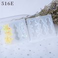 thumbnail image 1 of Moldes de Resina de silicona para hacer pinzas para el cabello, herramientas de fundición de silicona para arte de resina, llavero colgante DIY para niños y niñas(Blanco)(1 pieza), 1 of 5
