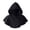 Black, variant on Iyufng Unisex Matte Short Cape Pointed Wizard Hood Flared Hem Cloak Mage Fairy Cosplay Wrap Cover Up for Halloween Carnival Party