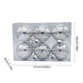 thumbnail image 3 of Twfbrm 6 Pcs Exquisite Christmas Ball Ornaments Shatterproof Christmas Tree Balls Glitter Sequin Foam Balls Xmas Hanging Balls Decorations for Home Decor Holiday Party Xmas Gift Clearance, 3 of 5