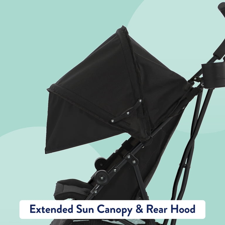 Kolcraft Cloud Umbrella Unisex 9.5 lb. Stroller, Black for Child/Toddler