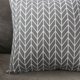 thumbnail image 3 of Funda de cojín de lino para sofá de 40 x 40 cm para decoración diaria del hogar, funda de almohada con diseño de flecha gris nórdico, 3 of 5