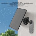 thumbnail image 2 of Veeki 12W Solar Panel for Security Camera, Solar Panel Charger with IP65 Weatherproof for Arlo Pro 3 Pro 4 Pro 5S Ultra 2 Floodlight Camera, 360° Adjustable Mounting, 9.8ft Cable24054602, 2 of 4