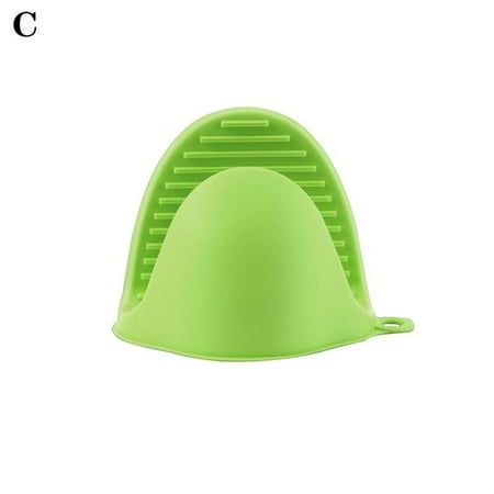 

Hot Silicone Oven Glove Kitchen Cooking Heat Resistant Insulate Pot Purpl C5M0