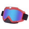 thumbnail image 4 of Mistaha Off-road Motorcycle Goggles Windproof Sand-Proof Eye Protection Shield for Helmet, Model 369 (7 Colors), Red Frame Colored Lens, 4 of 7