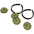thumbnail image 2 of 2Pcs Elastic Sports Hair Band for Women Multi Color Round Shape 11.8x7.9x0.6in, 2 of 7