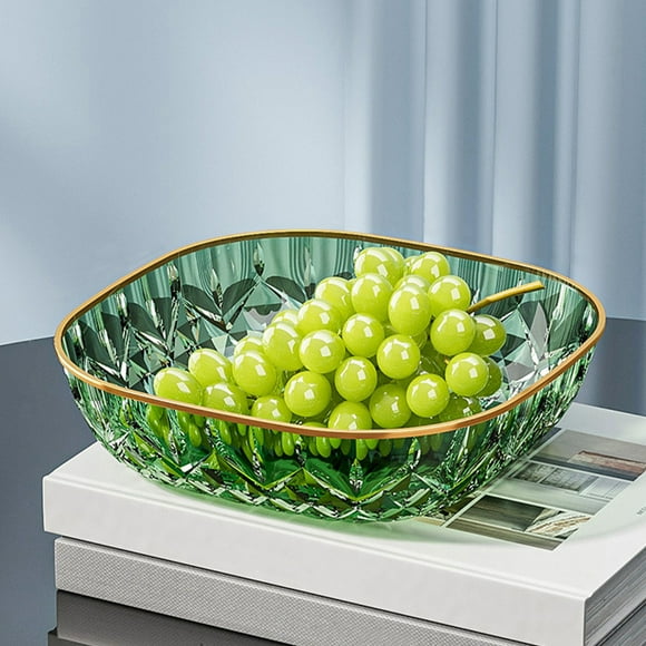 Frutero decorativo Lisbinx, bandeja para servir frutas - Cuenco de cerámica para cocina/comedor, cuenco decorativo