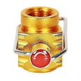 thumbnail image 2 of Adaptador de conversión de tanque plano, válvula de gas para camping, dorado, 2 of 4