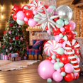 thumbnail image 4 of Juego de guirnaldas con forma de arco con forma de globo Paready, 107 unidades, rojo, rosa y verde, 4 of 7