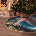 thumbnail image 4 of Salouo Bubbles Axolotl Fantasy Christmas Tree Skirt 48" Farmhouse Christmas Decorations Snowman Xmas Tree Skirt Tree Mat for Holiday Party Decor, 4 of 8