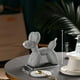 thumbnail image 3 of Estatua de perro con globo, arte de lunares, escultura de perro, figuritas de animales, adornos, decoración Interior del hogar y la Oficina, 3 of 3