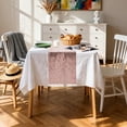 thumbnail image 4 of Table Runner OQSC con lentejuelas de oro rosa, 30 x 183 cm, paquete de 10, 4 of 8