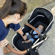 Monbebe Infant & Toddler 6-in-1 Modular Travel System, Black & Gold