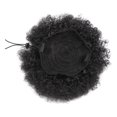 thumbnail image 3 of BEMS-1 pieza peluca negra chenilla explota envoltura de pelo afro puff, 3 of 5