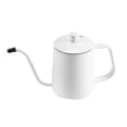 thumbnail image 1 of Koonan Drip Kettle Coffee Tea Pot Non-stick Coating Gooseneck White, 1 of 5
