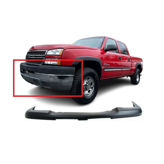 DCP Front Upper Bumper Cover For 2003-2006 Chevy Chevrolet Silverado Avalanche 1500