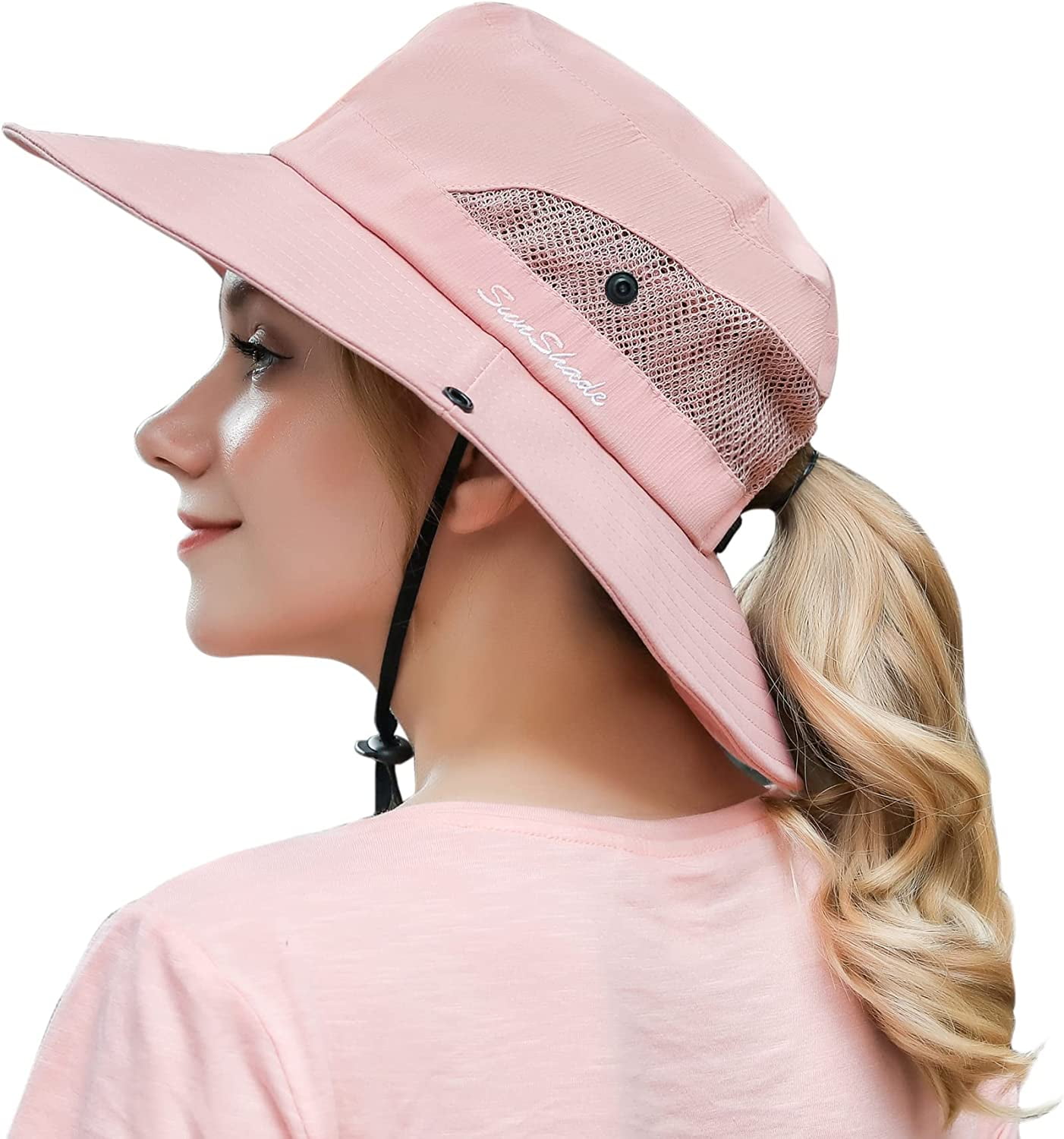 Zukuco Women Sun Hat Outdoor Summer UV Protection Wide Brim Foldable