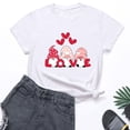 thumbnail image 2 of Camiseta de manga corta con estampado de amor lindo para el día de San Valentín informal para mujer Fridja  gope1646, 2 of 3