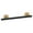 Champagne / Matte Black, variant on Alno A9420-8-MN/MB Vita Bella Modern 8" Center To Center Diamond Knurled Bar Bathroom