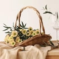thumbnail image 2 of Garden Harvest Basket, Handwoven Wicker Harvest Basket with Handle, Portable Multipurpose Woven Storage, Garden Baskets for Gathering Vegetables, for Easter, Halloween, Christmas, 2 of 7