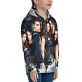 thumbnail image 3 of The Vampire Diaries Teen Sweatshirts Hoodies Youth Hooded Hoody Fashion Zipper Coat For Boys And Girls, 3 of 7