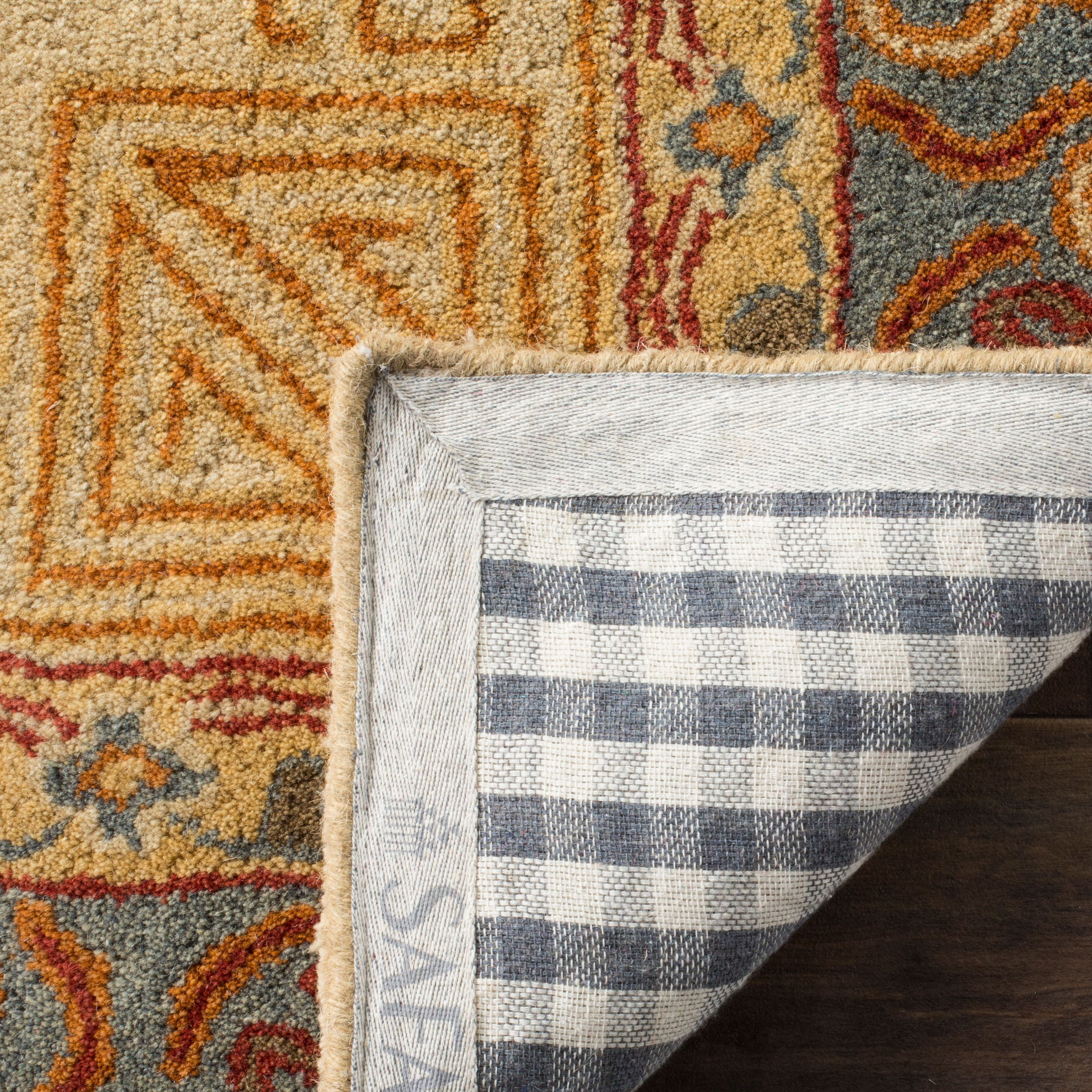 SAFAVIEH Heritage Gladwyn Traditional Wool Runner Rug, Beige/Multi, 2'3" x 10'