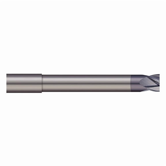 Micro 100 Carbide End Mill,Dia 1/2 In,Cut L 1 In BLR-500-2X