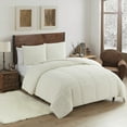 thumbnail image 2 of Sweet Home Collection Mika Faux Fur Animal Comforter Set - King Ivory, 2 of 5
