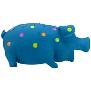Vibrant Life Multicolor Pig Latex Dog Toy, Chew Level 1