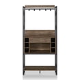 thumbnail image 2 of 24/7 Shop At Home Bagare Metal and Wood Baker's Rack, Reclaimed Oak, 2 of 12