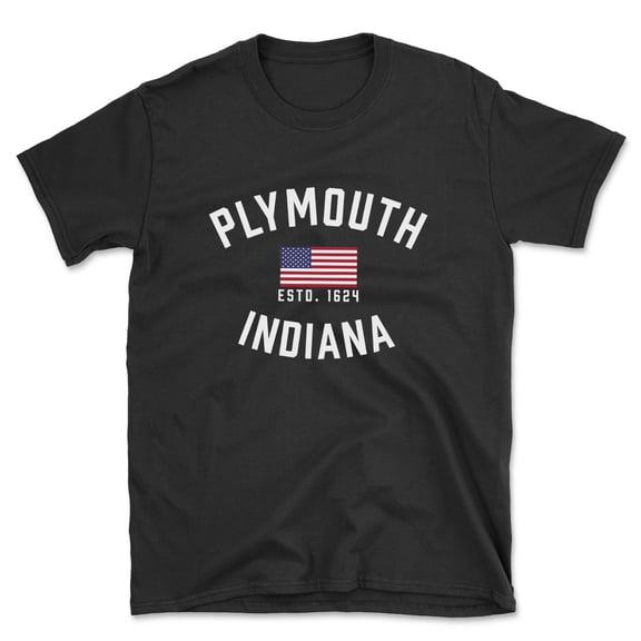 Plymouth Indiana Patriot Men's Cotton T-Shirt