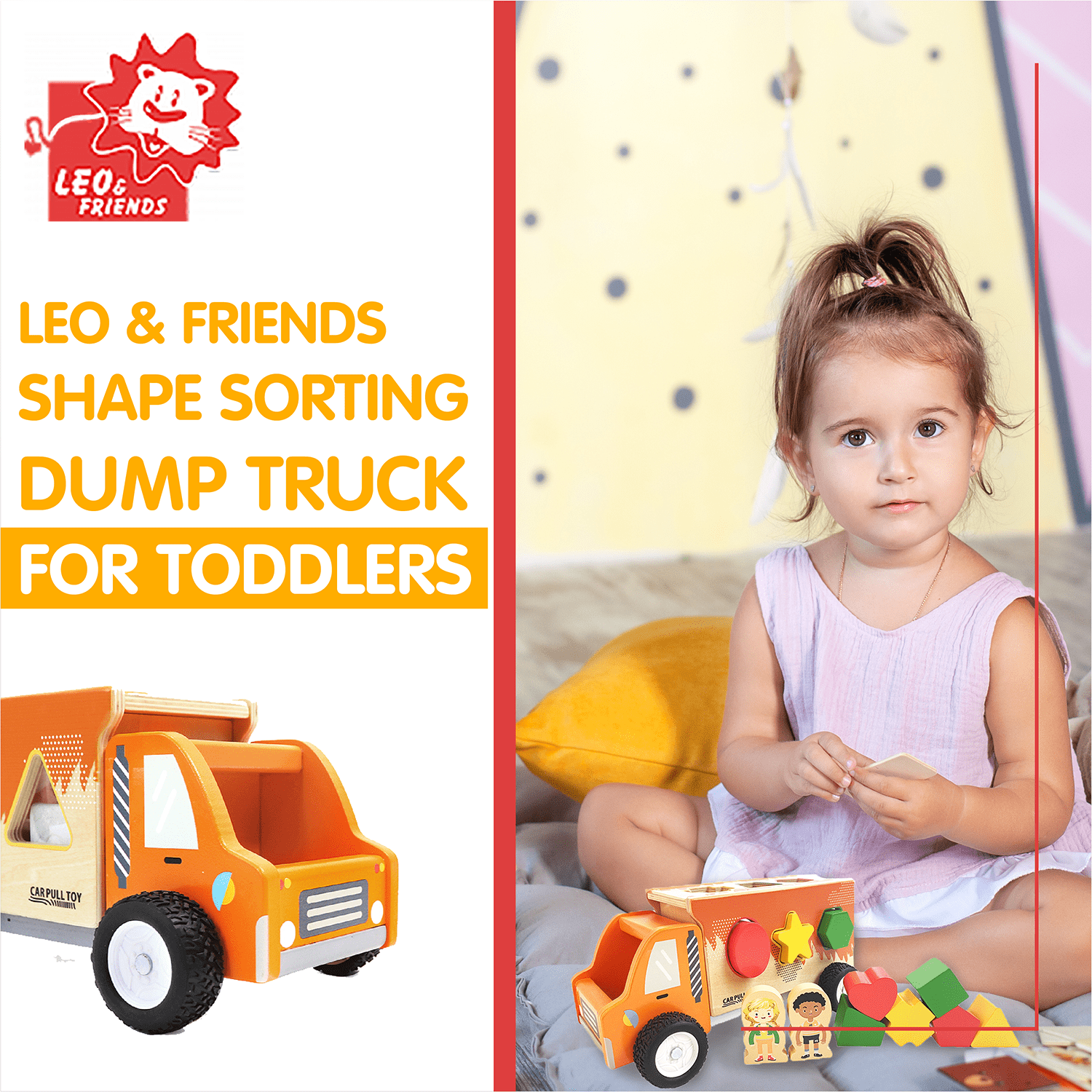 shape sorting dump truck