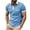 Sky Blue, variant on JURANMO Business Casual Shirts for Men Short Sleeve Polo Shirt 1/4 Zip Collar Tee Tops 2024 Fashion Summer Golf T-shirt with Pocket Deals of the Day White M