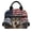 American Flag Wolf Pattern, variant on POLERO With Zipper Closure Thermal Lunch Tote for Office School, Aluminum Film Material Waterproof Lunch Cooler Tote, Butterfly Pattern Design