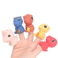 thumbnail image 1 of Juego De Marionetas De Dedo De Animales Para Bebés, Marioneta De Dedo De Pegamento Suave, Juguetes Educativos Para Niños Pequeños, 1 of 7