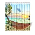thumbnail image 1 of ABPHQTO Cortina de ducha Sun Hammocks Sea Cortina de ducha impermeable 160x180 cm, 1 of 2