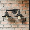 thumbnail image 2 of 208-BB-M4-Innovations Lighting-Two Light Railroad Wall Sconce-18 Inches Wide by 8 Inches High, 2 of 3